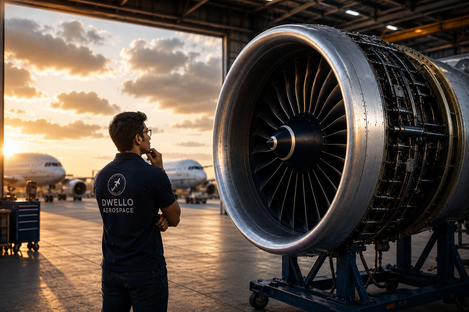 Aircraft engine engineering marvel